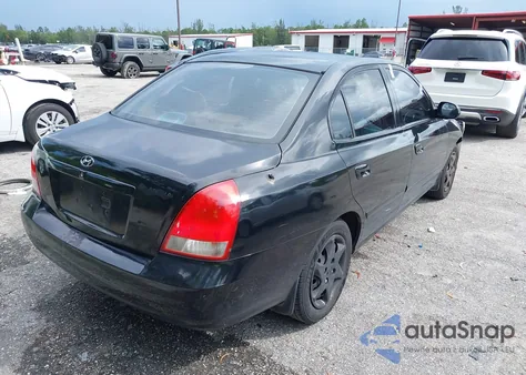 2002 Hyundai Elantra Gls из США, поврежденный, VIN KMHDN45D62U380748
